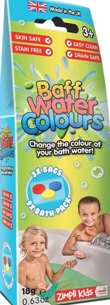 Zimplikids Baff Water Colours (9 tablets)