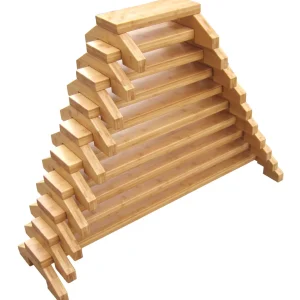 Educational Toys Bamboo Balance Path (8cm Wide - Set 9)