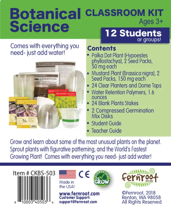 Silvercircle Botanical Science Classroom Kit