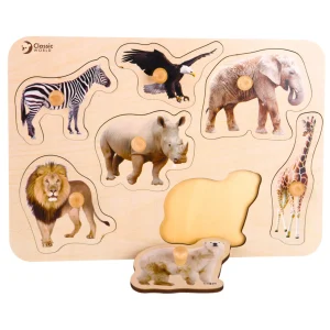 Classic World Wild Animal Puzzle
