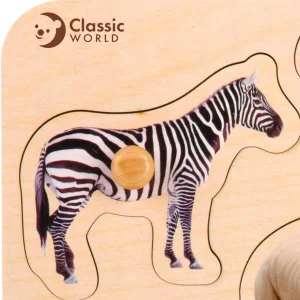 Classic World Wild Animal Puzzle