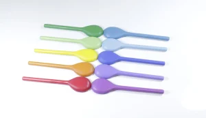 PRIME 10 COLOURED SPOONS - Reduced To Clear!
