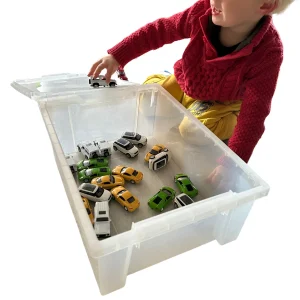 Educational Toys 25 Diecast Cars + Tray & Lid