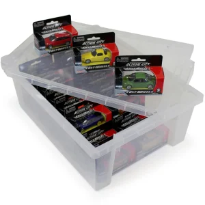 Educational Toys 25 Diecast Cars + Tray & Lid