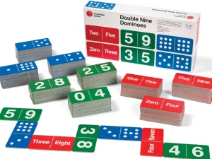 KNOWLEDGE BUILDER Double Nine Dominoes - Reduced To Clear!