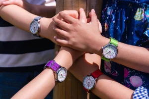 EasyRead Time Rainbow Wrist Watch 12-24hr