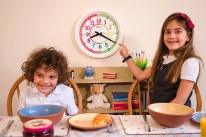 EasyRead Time Teacher Rainbow Wall Clock