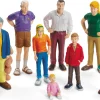 Educational Toys European Block People - Set Of 8