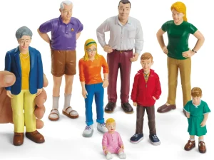 Educational Toys European Block People - Set Of 8