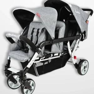Familidoo 3 Seater Lightweight Stroller Plus Free Rain Cover