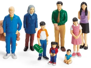 Educational Toys Far Eastern Block People - Set Of 8