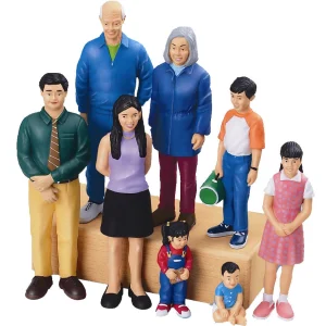 Educational Toys Far Eastern Block People - Set Of 8