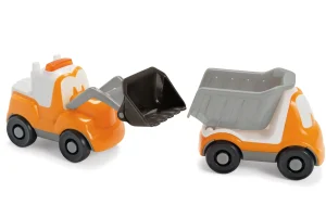 Dantoy Fun Cars Bulldozer and Truck Set - Reduced To Clear