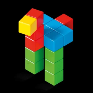 Geomag Magicube Full Colour Recycled Bulk 128 pcs