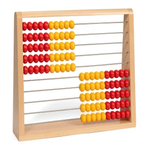 KNOWLEDGE BUILDER Giant 100 Bead Abacus - Colours - Reduced To Clear!