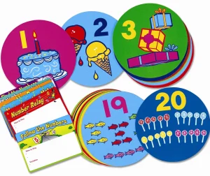 Lakeshore Giant Number Activity Mats - Reduced To Clear