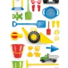 Educational Toys Giant Sand and Vehicles Set - 129pcs