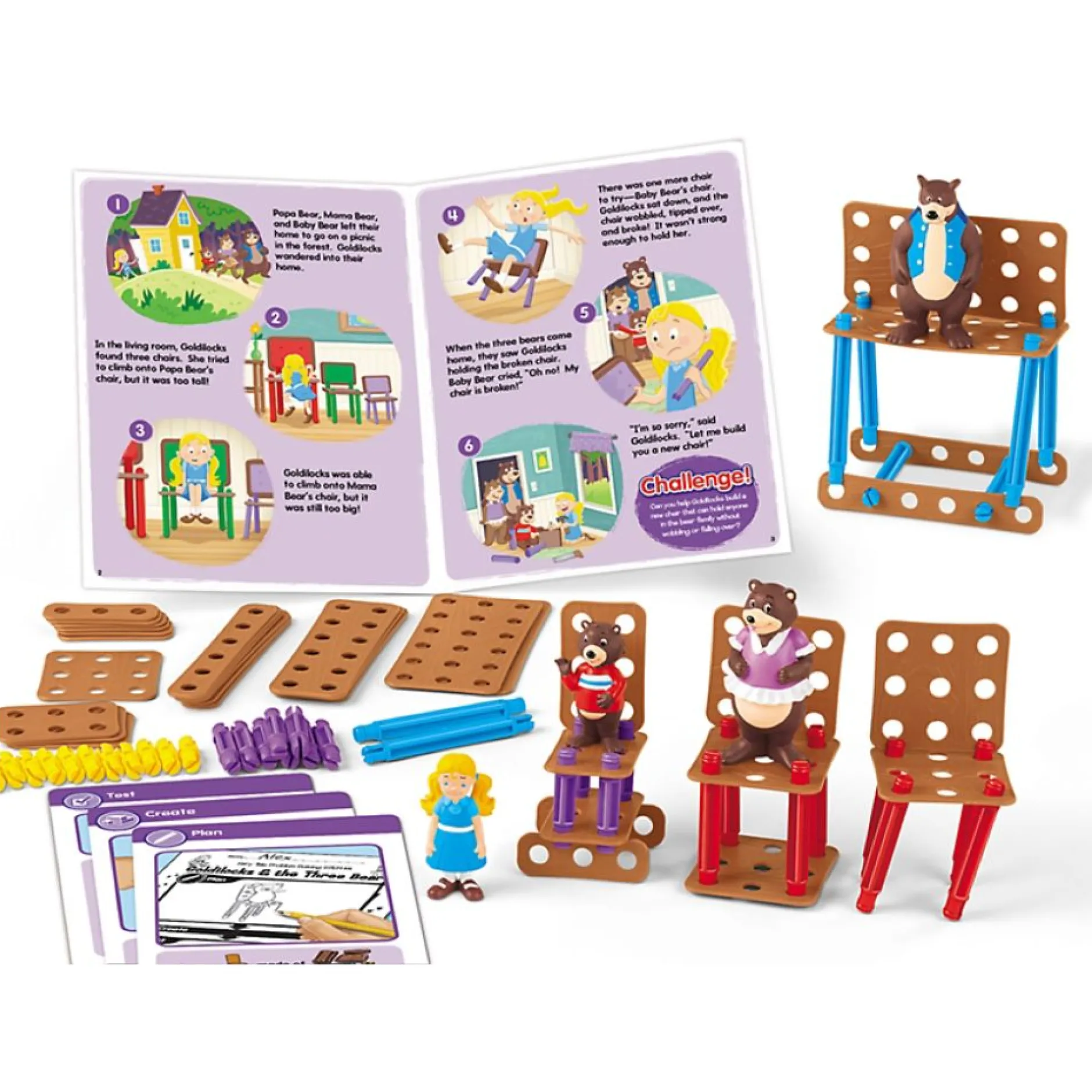 goldilocks_amp_the_three__0.webp Lakeshore Goldilocks & The Three Bears - Stem Kit - Reduced To Clear!