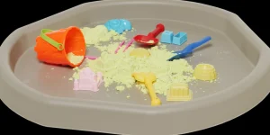 Educational Toys Hexacle Tuff Tray (73cm) - Sand Taupe