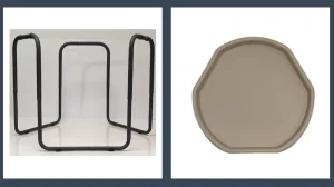 Cheng Hexacle Tuff Tray (90cm) and stand - Sand Taupe