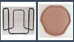 Cheng Hexacle Tuff Tray (90cm) and stand - Coral Pink