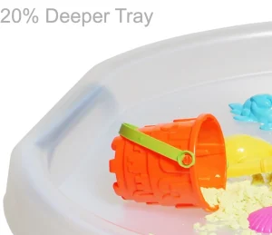 Educational Toys Hexacle Tuff Tray (73cm) and stand - Clear