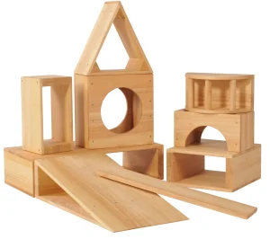 Educational Toys Hollow Block Set - 14 Pieces