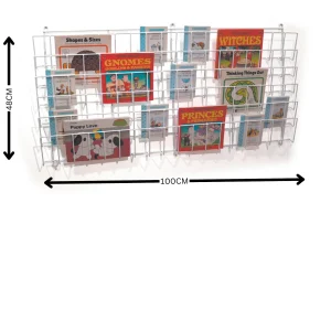Educational Toys Horizontal Wall Big Book Rack (3 Deep Shelves)