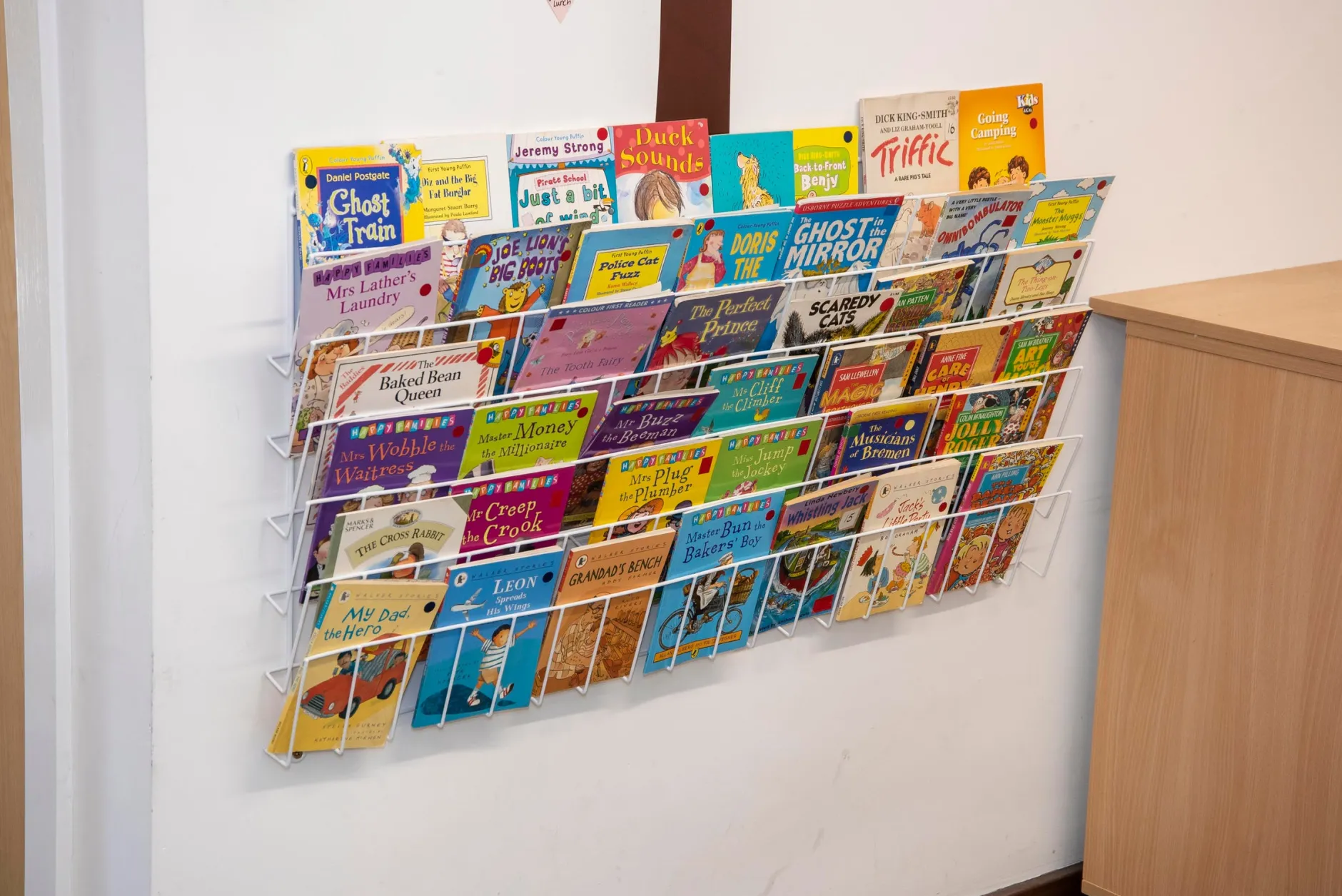 horizontal_wall_book_rack_2.webp Educational Toys Horizontal Wall Book Rack (6 Shelves)