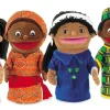 Lakeshore Lets Talk Multicultural Puppet Set (Set Of 6)