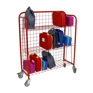 Educational Toys Lunchbox Trolley 20Mm Round Tube - Red