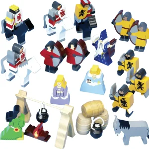 Educational Toys Medieval Figures Play Set - 24 Pieces