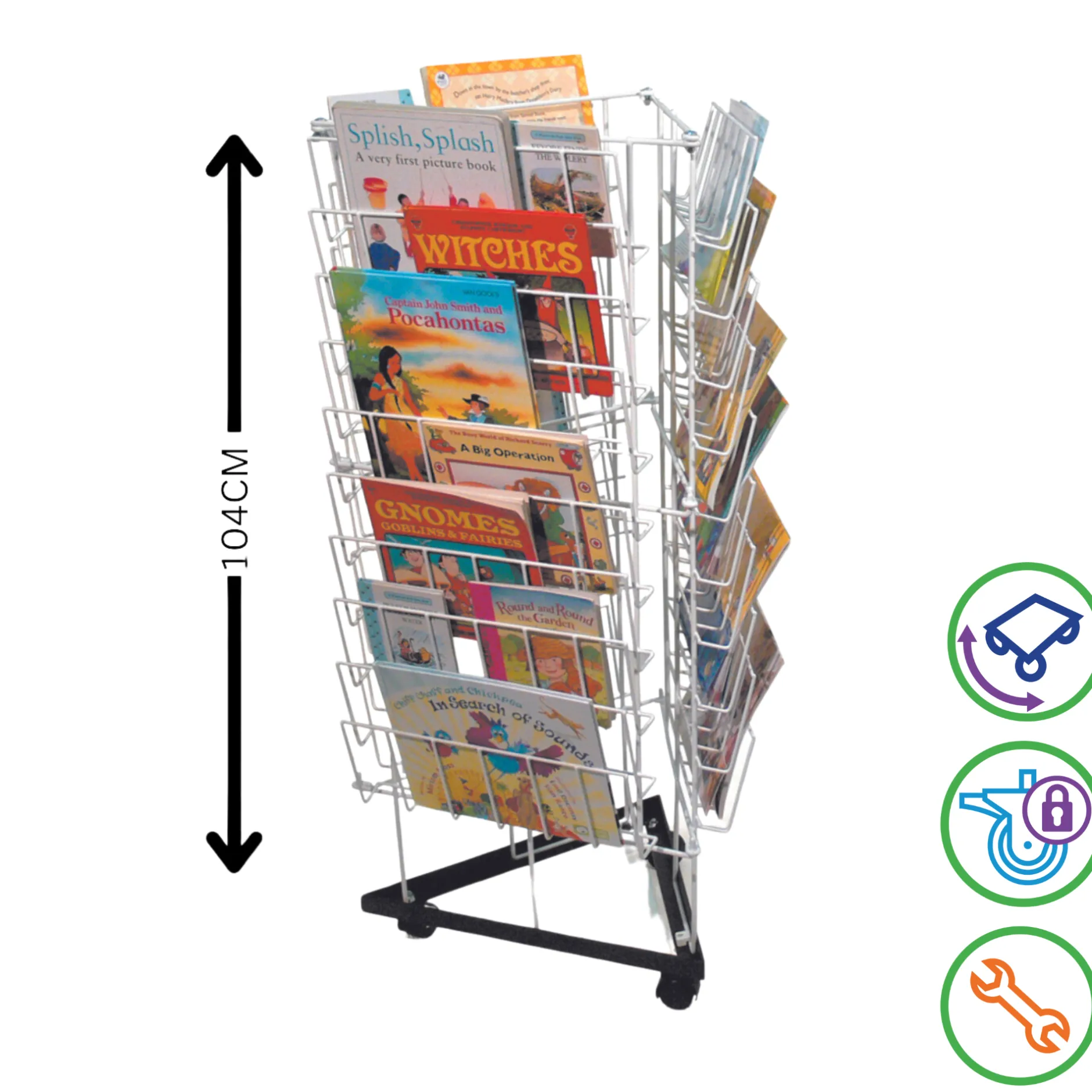 mini__sided_mobile_book_s_1.webp Educational Toys Mini 3 Sided Mobile Book Stand