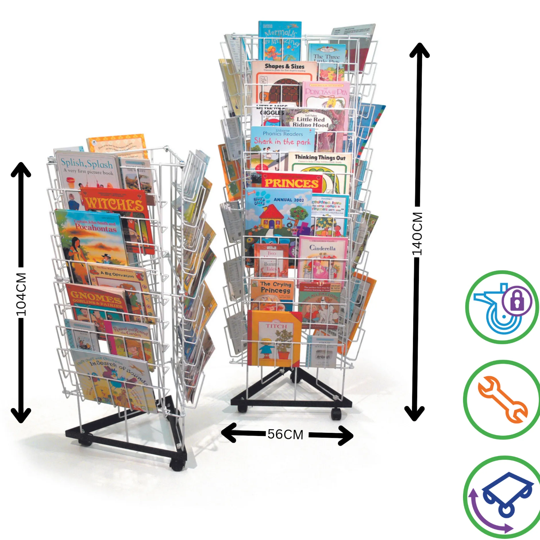 mini__sided_mobile_book_s_3.webp Educational Toys Mini 3 Sided Mobile Book Stand
