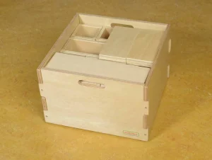 Masterkids Mini Hollow Blocks (No Tray Included) – Wooden Building Set - Reduced To Clear!