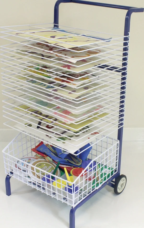 Educational Toys Mobile 20 Shelf Dryer With Storage