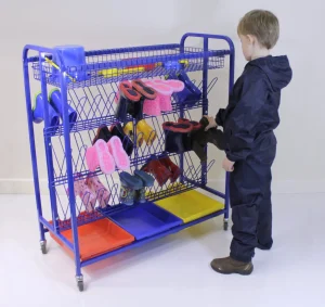 Educational Toys Mobile Welly Boot Storage Trolley