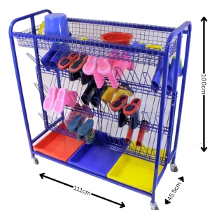 Educational Toys Mobile Welly Boot Storage Trolley