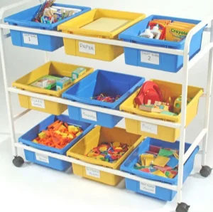 Copernicus Multipurpose Cart + 9 Open Tubs