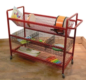 Educational Toys Music Storage Trolley - 3 Wire Middle Basket