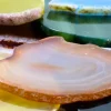 Anthony Peters Natural Agate Slices - Pack of 6