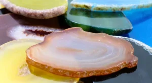 Anthony Peters Natural Agate Slices - Pack of 6