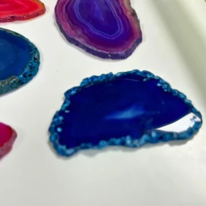 Anthony Peters Natural Agate Slices - Pack of 6