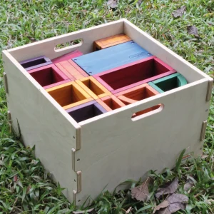 Educational Toys Outdoor Colour Hollow Block Set (27 Pieces)