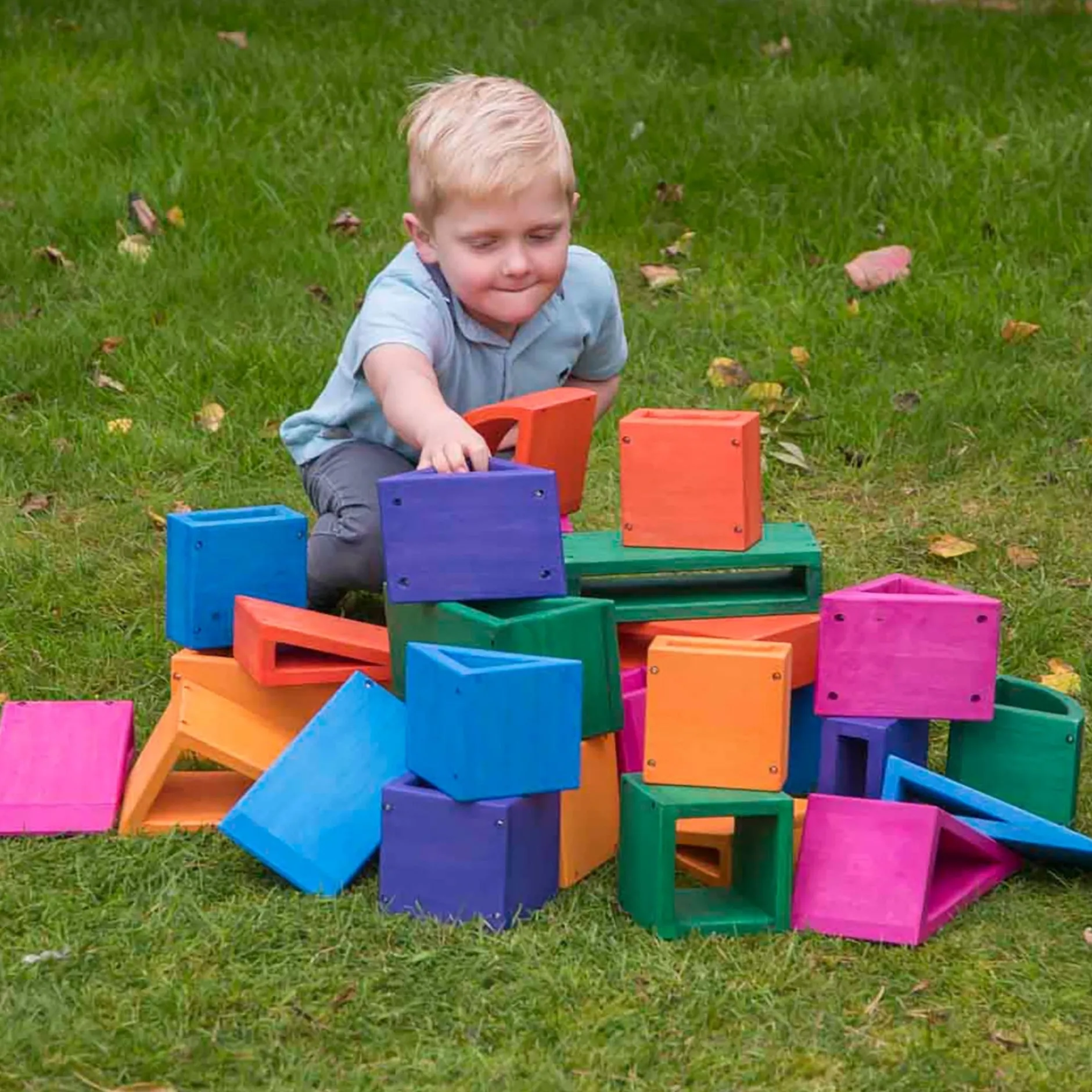 outdoor_colour_hollow_blo_3.webp Educational Toys Outdoor Colour Hollow Block Set (27 Pieces)