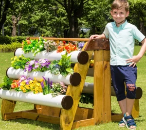 Wisdom Outdoor Cylinder Planter Single