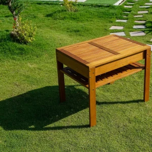 Educational Toys Outdoor Sorting Table for 4 Boxes