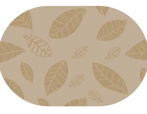Educational Toys Oval Carpet (Leaf)