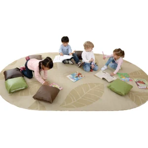 Educational Toys Oval Carpet (Leaf)
