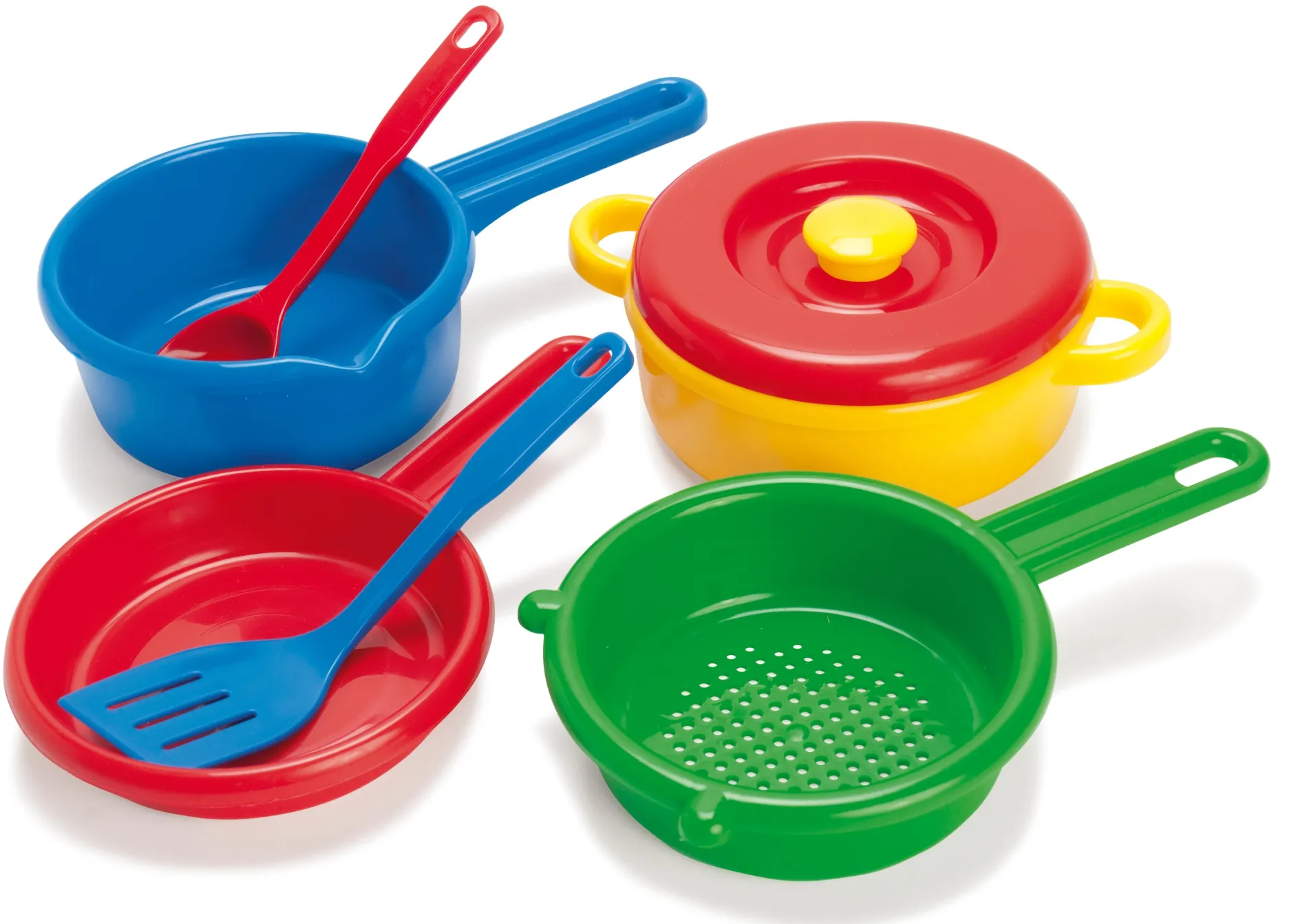 piece_plastic_pots_and_pa_1.webp Educational Toys 16-Piece Plastic Pots and Pans Set - Reduced To Clear
